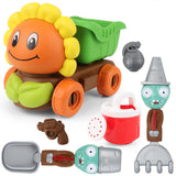 Large Beach Toy Car Plant Story Summer Thicken Set