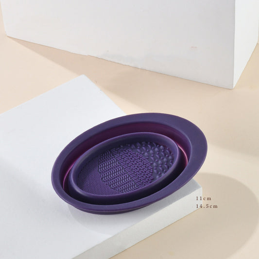Scrubbing Plate Makeup Brush Cleaning Pad