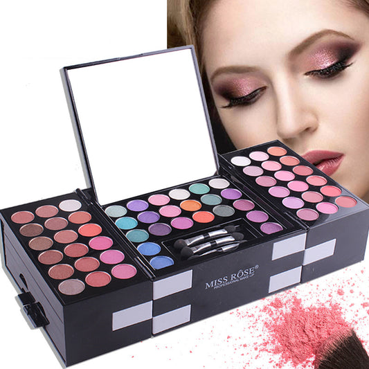 MISS ROSE 144 Color Eyeshadow Blush Eyebrow Makeup kit Special