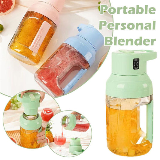 Electric Juicer Portable Large Capacity 1500ml Juice USB Rechargeable Electric Portable Blender Kitchen Gadgets
